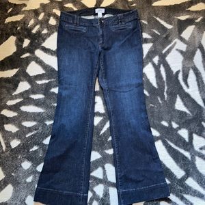 Ann Taylor Loft wide-legged jeans size 6